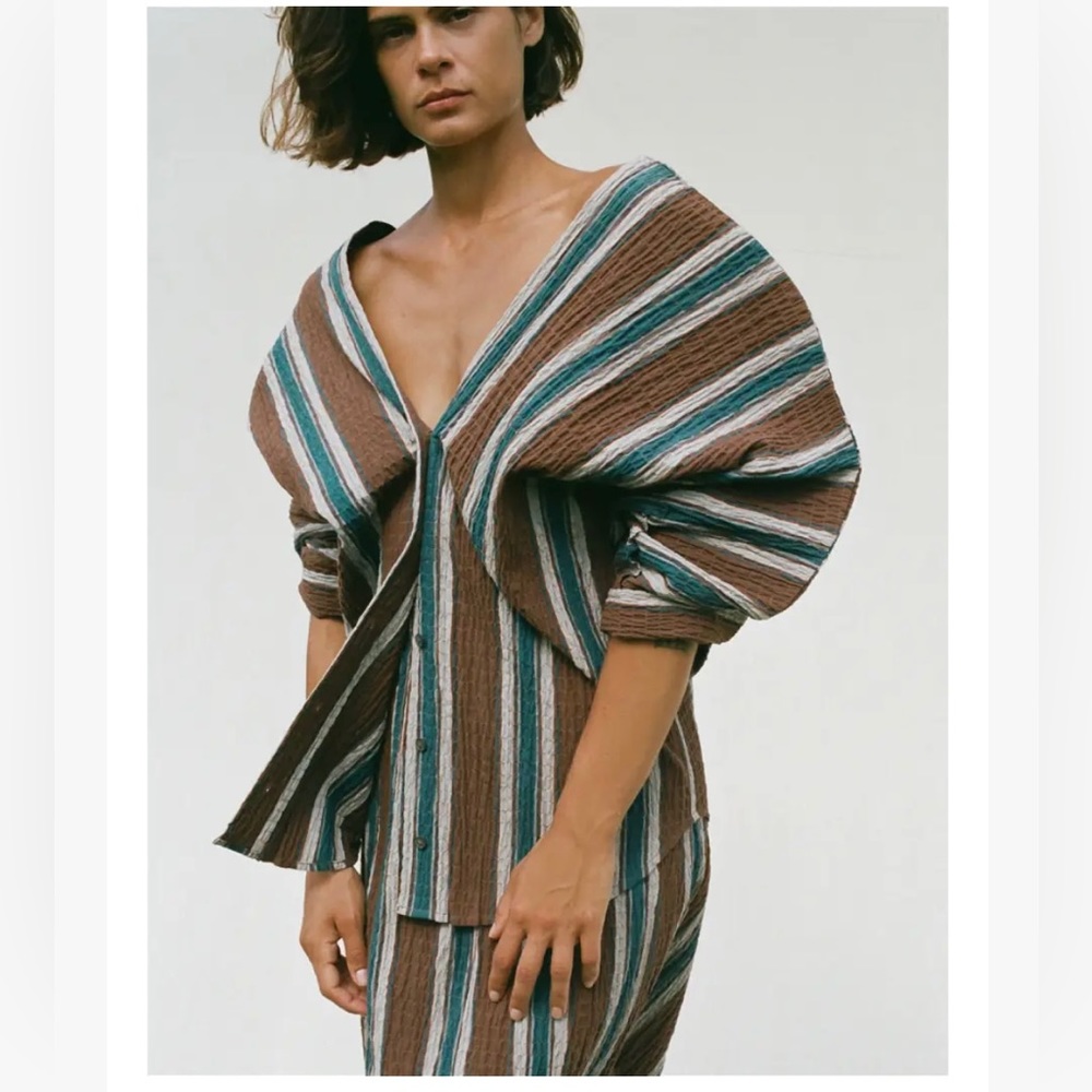 Mara Hoffman Kai stripe top only